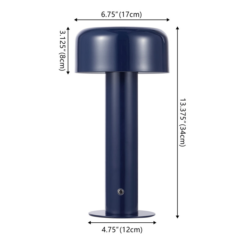AllModern Opaline Metal Desk Lamp | Wayfair